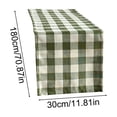 thumbnail image 3 of Checkered Cotton Linen Table Runner Farmhouse Style Dining Table Decor for Indoor Outdoor Use, 3 of 6