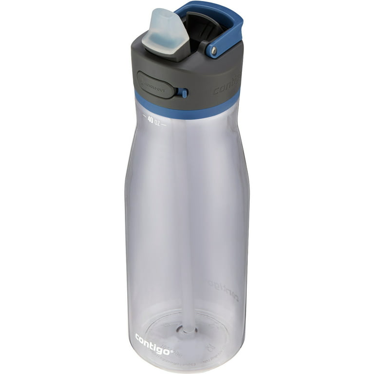 Contigo Ashland 2.0 Tritan Water Bottle with AUTOSPOUT Straw Lid Blue, 40  fl oz. 