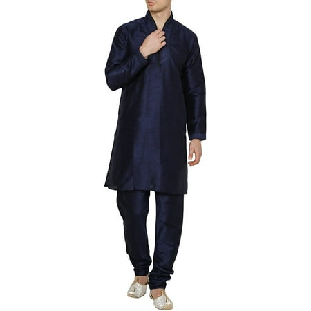 

Royal Kurta Men s Dupion Silk Hineck Kurta Churidar