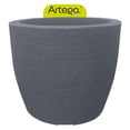 thumbnail image 1 of Maceta moderna para exteriores compacta de 20 cm de alto EUROPEAN Artego Japi Hecho en Brasil, 1 of 9