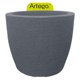 thumbnail image 1 of Maceta moderna para exteriores compacta de 20 cm de alto EUROPEAN Artego Japi Hecho en Brasil, 1 of 9