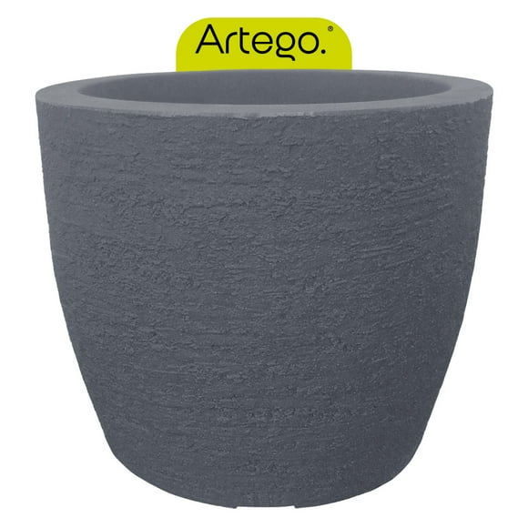 Maceta moderna para exteriores compacta de 20 cm de alto EUROPEAN Artego Japi Hecho en Brasil