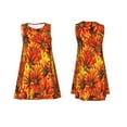 thumbnail image 7 of Lsque Sunflower4 Pattern Summer Dresses for Women – Sleeveless T-Shirt Swing Sundress, Perfect for the Beach and Casual Days, 7 of 7