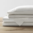 thumbnail image 4 of Brielle Home 300 Thread Count 100% Cotton Dobby Striped Sheets Collection, 4 of 5
