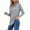 Gray, variant on Bixock Womens Plus Size Tops Long Sleeve V Neck Tunic Blouse Pullover Shirts Loose Casual Fall Going Out Tops,Women Clothings