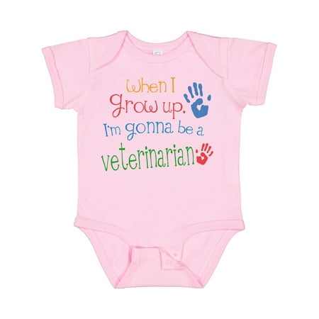 

Inktastic Veterinarian Gift Future Vet Quote Gift Baby Boy or Baby Girl Bodysuit