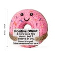 thumbnail image 2 of Desktop Ornament Funny Positive Handmade Crochet Donut Inspirational Support for Women Birthday Graduation Motivational Present Cute Decorative Piece, 2 of 3
