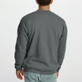 thumbnail image 6 of GuangCheng Mens Fleece Sweatshirts Pullover Crew Neck Long Sleeve Casual Comfy Warm Buttom Tops, 6 of 9