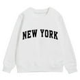 thumbnail image 4 of Boys Sweatshirts Long Sleeve New York City Letter Print Sweatshirt Kids Crewneck Pullover Tops Winter Clothes Boy Clothes 4-5 Years Kids Clothing, 4 of 5
