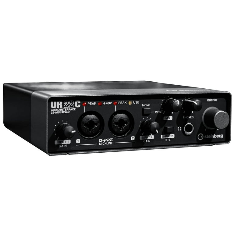 Steinberg UR22C 2IN/2OUT USB 3.0 Type C Audio Interface with KRK 5