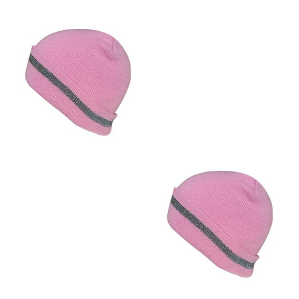 Minnieouse Gorros de calavera para hombre, forro reflectante, gorro de invierno de Color sólido, gorro térmico, accesorios para el cabello, Type2 NO2