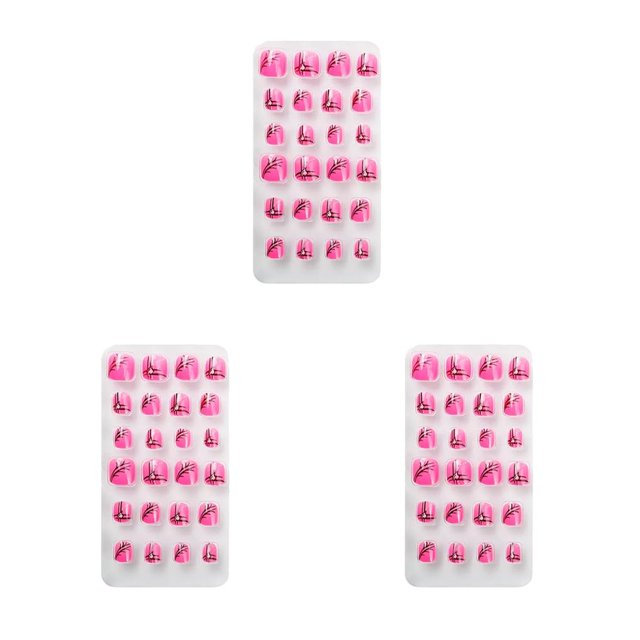 Seitruly 1 Juego de puntas de uñas artificiales dibujos animados uñas postizas niños PNT-16-10 Type1 NO1 Seitruly CBP263820