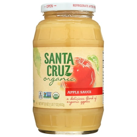 (12 pack) (12 Pack) Santa Cruz Organic Fruit Sauce, Apple, 23 Oz.