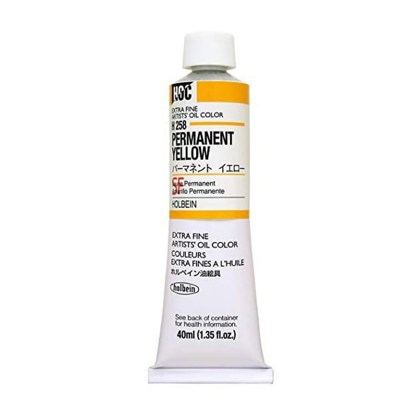 Holbein Artists' Oil Color - 40ml Tube - Permanent Yellow