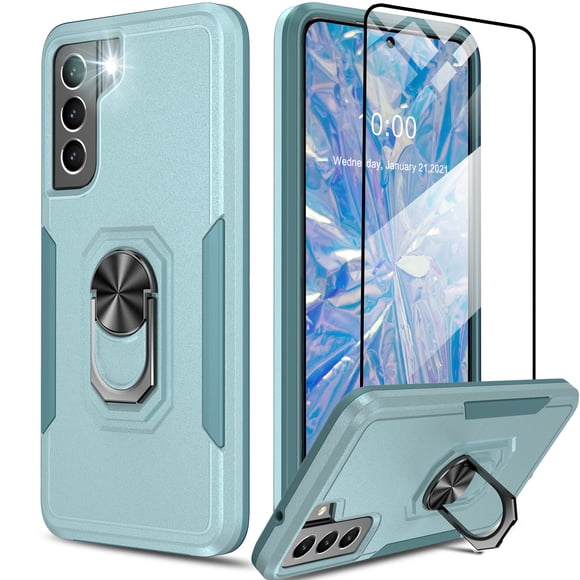 Funda Oterkin para Samsung Galaxy S21 FE 5G con cristal templado