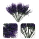 thumbnail image 4 of 15 piezas de lavanda artificial, tallos de lavanda, arreglo floral, tallos de lavanda, decoración de flores falsas, 4 of 8