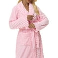 thumbnail image 4 of MOSHU Premium Robes for Women Super Soft Cozy Fleece Womens Robe Plush Long Bathrobe with Pockets, 4 of 8