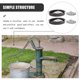 thumbnail image 5 of IFANLANDOR 1Jgo Universal Para Bomba De Agua Material Duradero Y Flexible Color Negro, 5 of 6