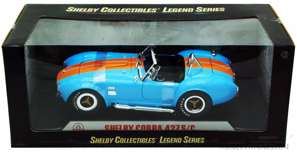1965 Shelby Cobra 427 Convertible, Blue w/ Orange Stripes