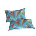 thumbnail image 2 of 3D Ice Cream Printed Comforter Cover Set Children Adult Unique Design Bedding Set Bedroom Decor,Queen (90"x90"), 2 of 5