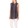thumbnail image 1 of Vince Camuto Womens Striped Tunic Tank Top, 1 of 1