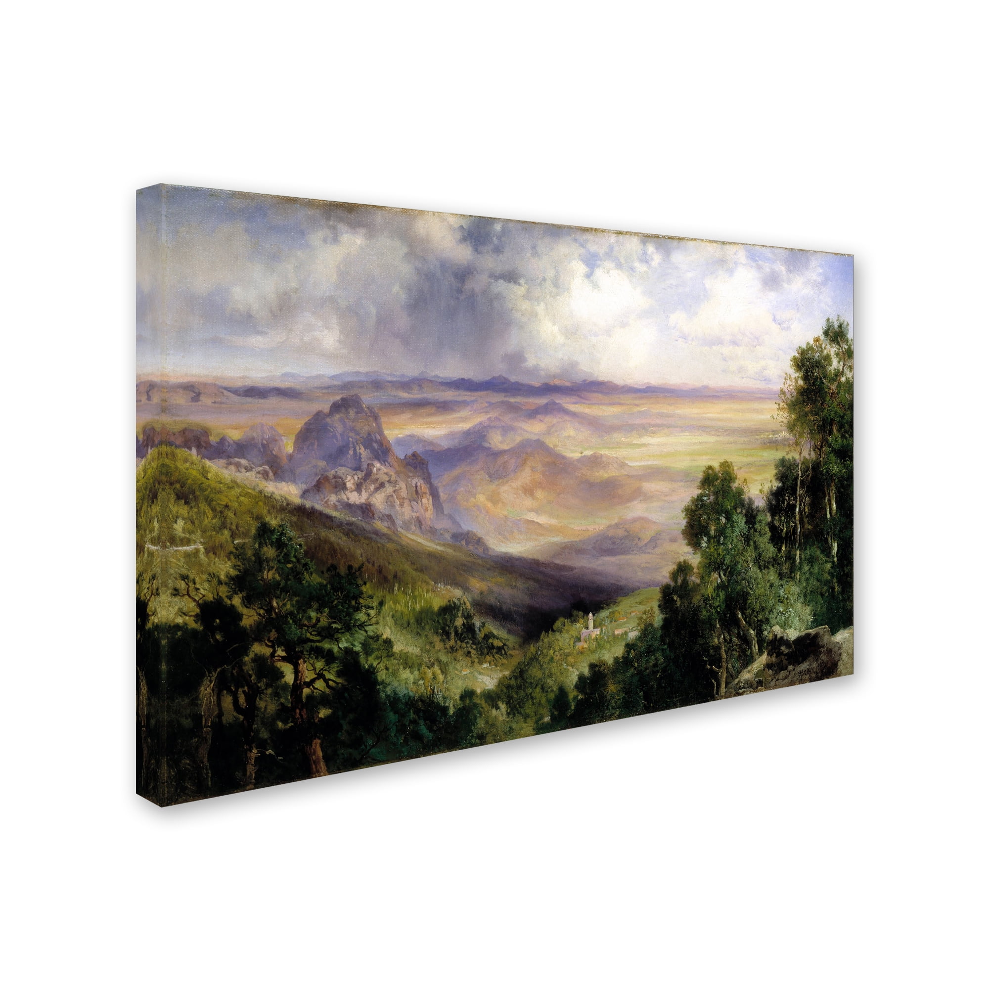 Trademark Fine Art 'Valley Of Cuernavaca' Canvas Art by Thomas Moran