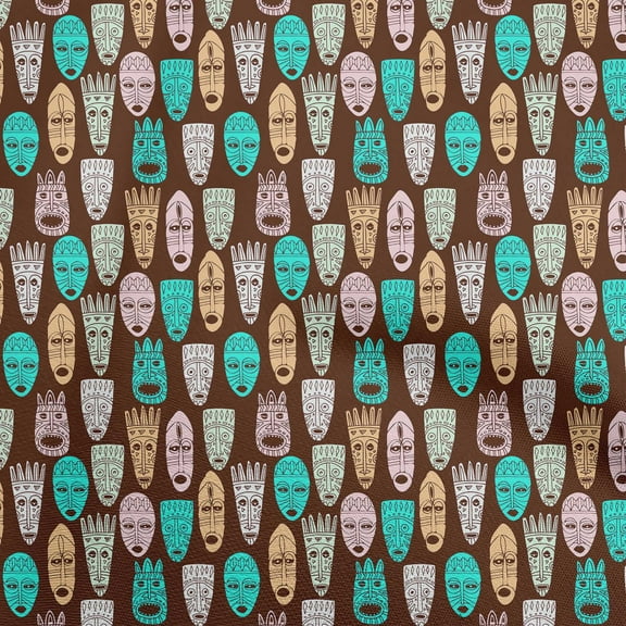 oneOone Viscose Chiffon Brown Fabric Halloween Craft Projects Decor Fabric Printed By The Yard 42 Inch Wide