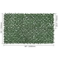 thumbnail image 3 of KFFKFF Artificial Ivy Privacy Fence, 59 x 98 in Green Wall Screen, Decorative Greenery with Reinforced Joints, Faux Leaf Panels for Outdoor Spaces like Gardens, Yards, Balconies, and Patios, 3 of 9