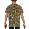 thumbnail image 5 of Wukai Leopard Print Youth Unisex Short Sleeve T-Shirt for Boys, Girls, Teens, and Kids-X-Large, 5 of 7