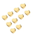 thumbnail image 2 of Minnieouse 10X con cuentas de corazón espaciador DIY Prop cobre mano de obra fina superficie lisa multicolor sin rebabas dulce regalo Ropa, zapatos y accesorios Miscelánea Oro, 2 of 6