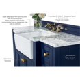 thumbnail image 6 of Ancerre Designs Adeline 48" Wood Bathroom Vanity Set in Heritage Blue, 6 of 12