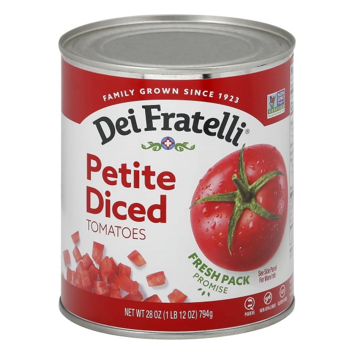 (6 pack) Dei Fratelli Petite Diced Tomatoes, 28 Oz
