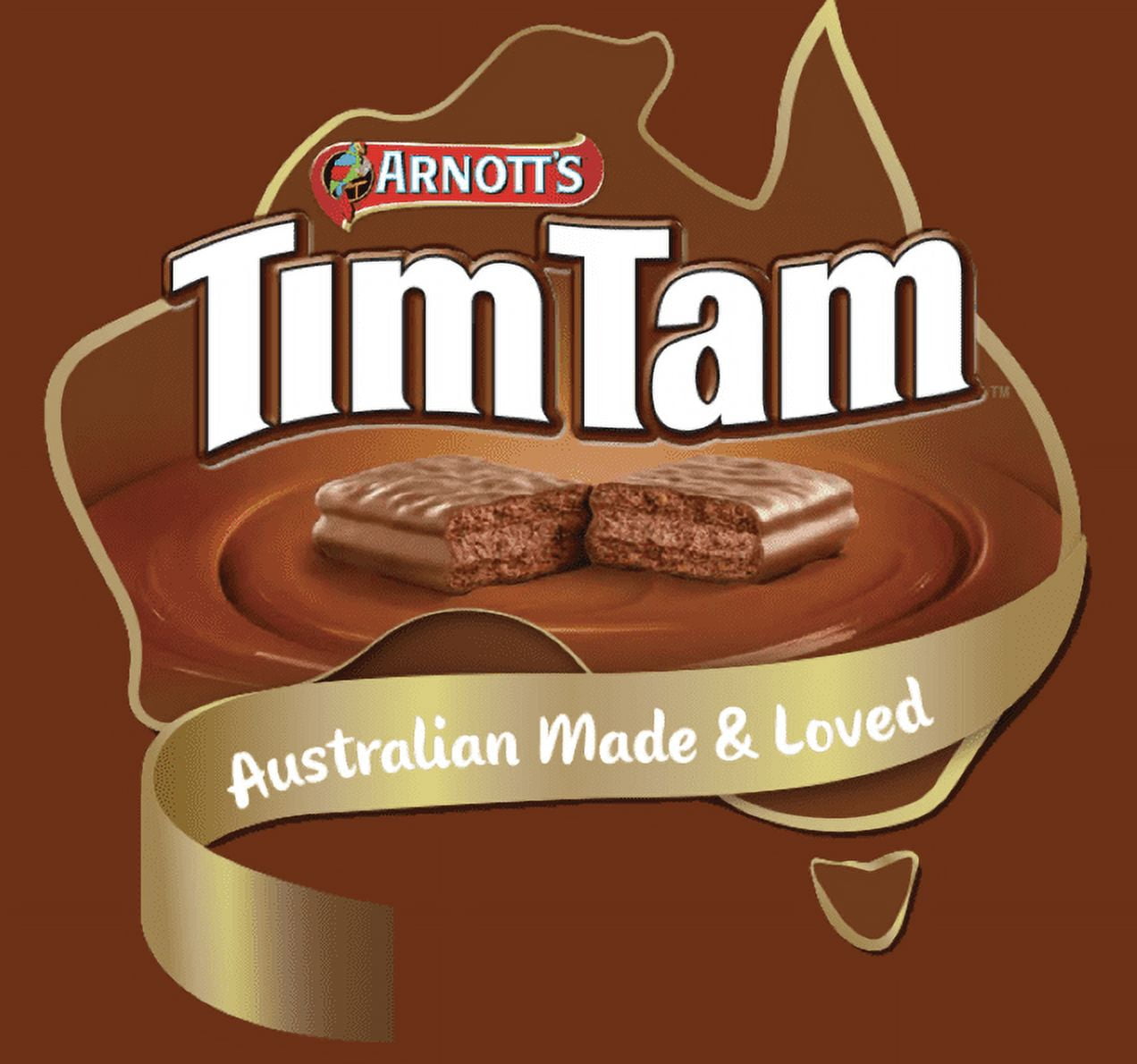 Biscuits Tim Tam au Caramel moelleux d’Arnott’s 175 g Prêt à manger 175g