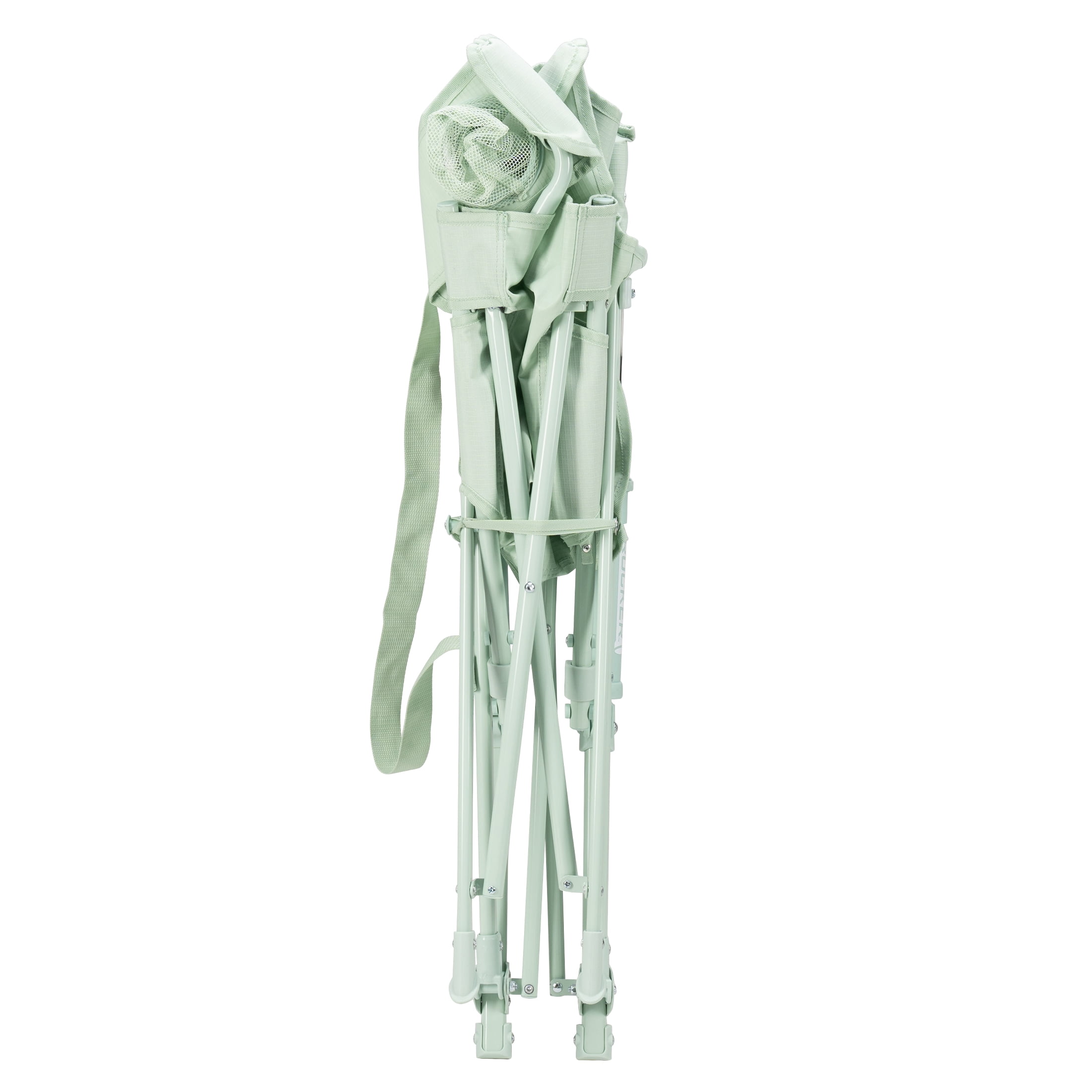GCI Outdoor Kickback Rocker Low Profile Rocking Camp Chair, Pastel Green