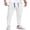 White, variant on COOFANDY Mens Casual Joggers Pants - Cotton Drawstring Chino Cargo Pants Hiking Outdoor Twill Track Jogging Sweatpants Pants with Pockets for Men