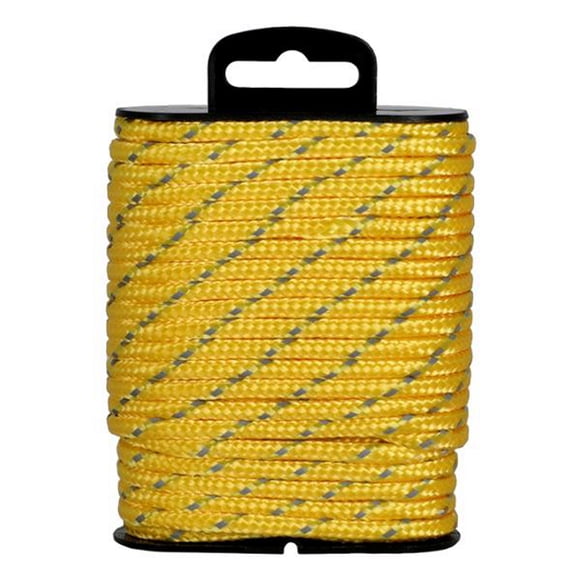cuerda poli trenzado de polipropileno amarillo
