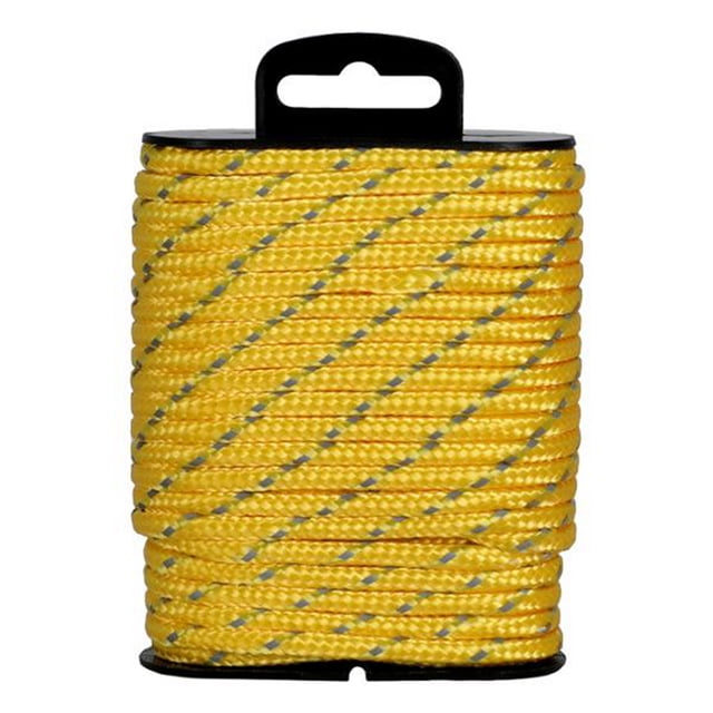 cuerda poli trenzado de polipropileno amarillo