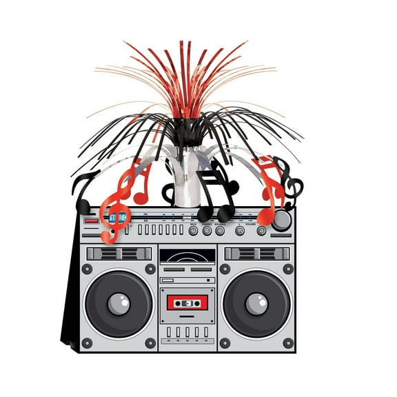 12 Pack Beistle Boom Box Party Centerpiece