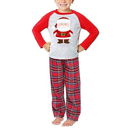 

Viworld Family Matching Pajamas Adult Women Men Kids Baby Boy Girls Christmas Santa Claus Nightwear