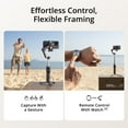 thumbnail image 5 of DJI Osmo Mobile 7P Gimbal Stabilizer for iPhone, Android Phone, Native Tracking, Lighting, 3-Axis, Built-in Extension Rod & Tripod, 10hrs Use, Bundle with Charger & 2 Lapel Microphones, 5 of 9
