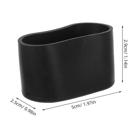 Rectangle Chair Leg Covers Floor Protectors for Patio Chairs, Stools, Tables - Easy Install Caps to Prevent and Damage