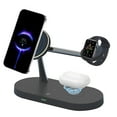 thumbnail image 1 of 5-in-1 Double Coil Wireless Charger For Mobile Phone 15w Fast Charging For Watch Earphones, 1 of 9