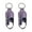 Purple, variant on Giaone Pack of 2 Secure Inhaler Case Bags Soft Lining Protective Cover