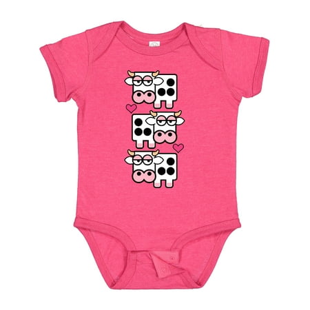 

Inktastic Cow Baby Clothes Farm Animals Gift Baby Boy or Baby Girl Bodysuit