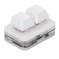 thumbnail image 1 of Mini Clavier Mécanique USB, 2 Touches Clavier Rouge pour Jeux de Rythme, Fonction Copier Coller avec Touches Raccourci, Facile à Programmer, Économie d'Instructions, 1 of 7