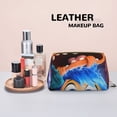 thumbnail image 6 of Lsque inside out 2 Pattern Genuine Leather Makeup Bag Cosmetic Pouch Travel Organizer Toiletry Clutch Large Capacity Travel Cosmetic Bag, 6 of 6