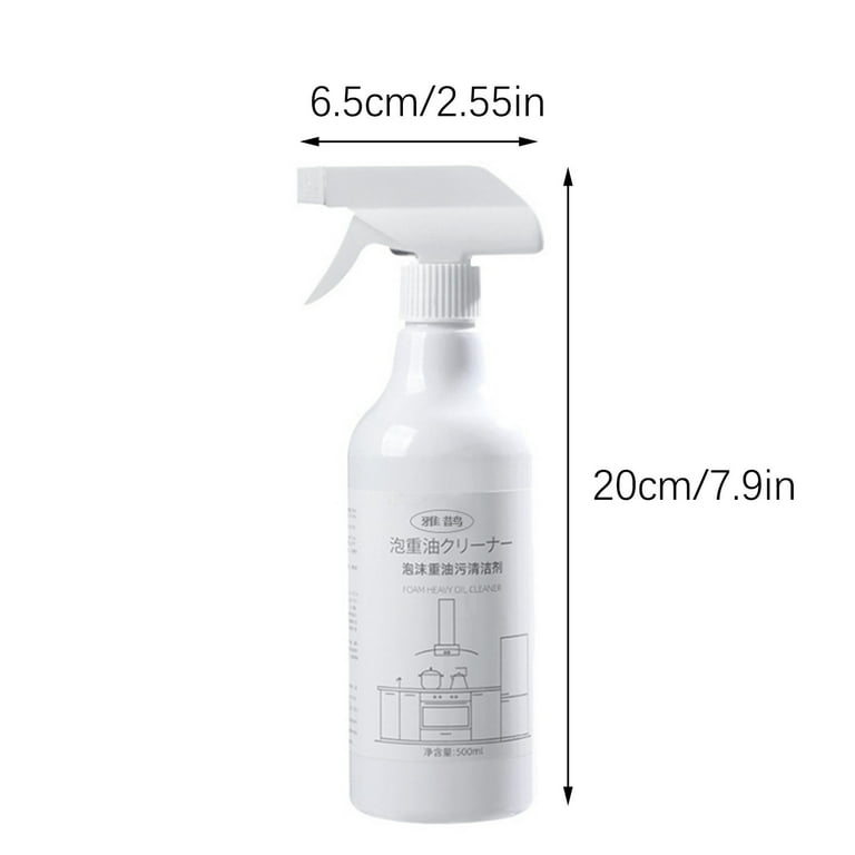 MITSICO Multi-Purpose Foam Cleaner Kitchen Cleaner Spray Grease Stain  Remover Oil Stain Cleaner