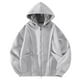 thumbnail image 5 of pstuiky Camisas de manga larga de invierno para hombre, Chaqueta tipo cárdigan con cremallera y capucha de manga larga de color liso para hombre Tops de hombre xxxl, 5 of 5