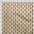 thumbnail image 3 of oneOone Georgette Viscose Fabric Leaves|Floral & Paisley Block Print Fabric BTY 42 Inch Wide, 3 of 4