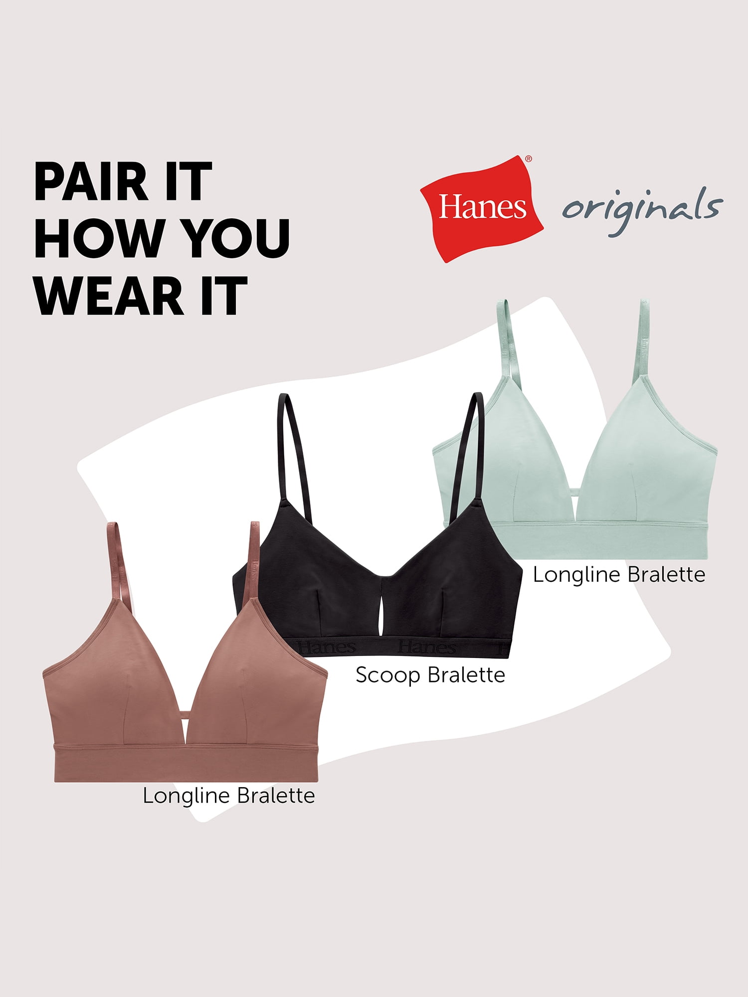 Hanes Originals Women's SuperSoft Boxer Briefs Underwear, 3-Pack, Sizes S-XXL
